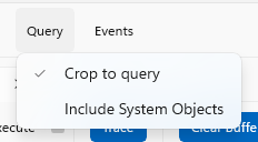 Query menu